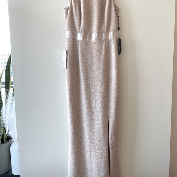 BHLDN Adrianna Papell Idris Dress in Champagne - Picture 11 of 16